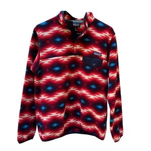 Patagonia Synchilla Snap-T Fleece Pullover Wild Desert Red M